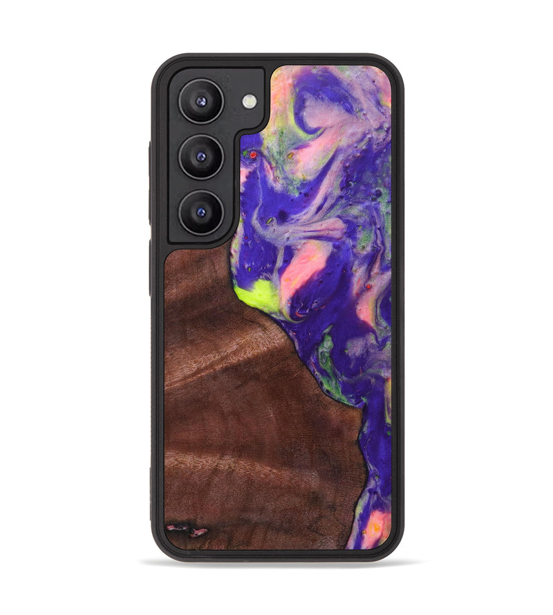 Galaxy S23 Wood+Resin Phone Case - Jayce (Purple, 621370)