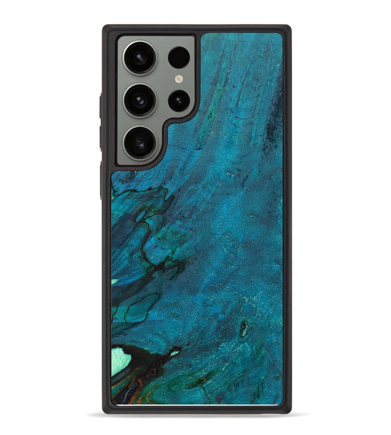 Galaxy S23 Ultra Wood+Resin Phone Case - Finley (Maple Burl, 624778)