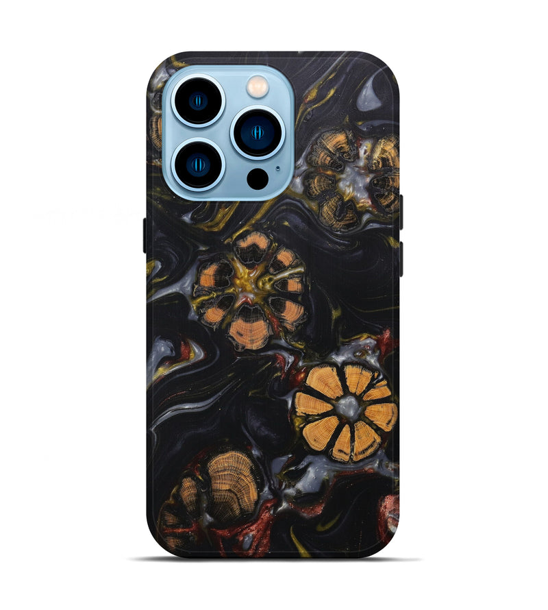 iPhone 14 Pro Wood+Resin Live Edge Phone Case - Fwpas (Artist Pick, 605654)