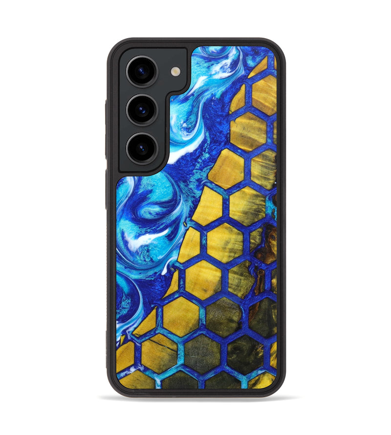 Galaxy S23 Wood+Resin Phone Case - Zella (Pattern, 632167)