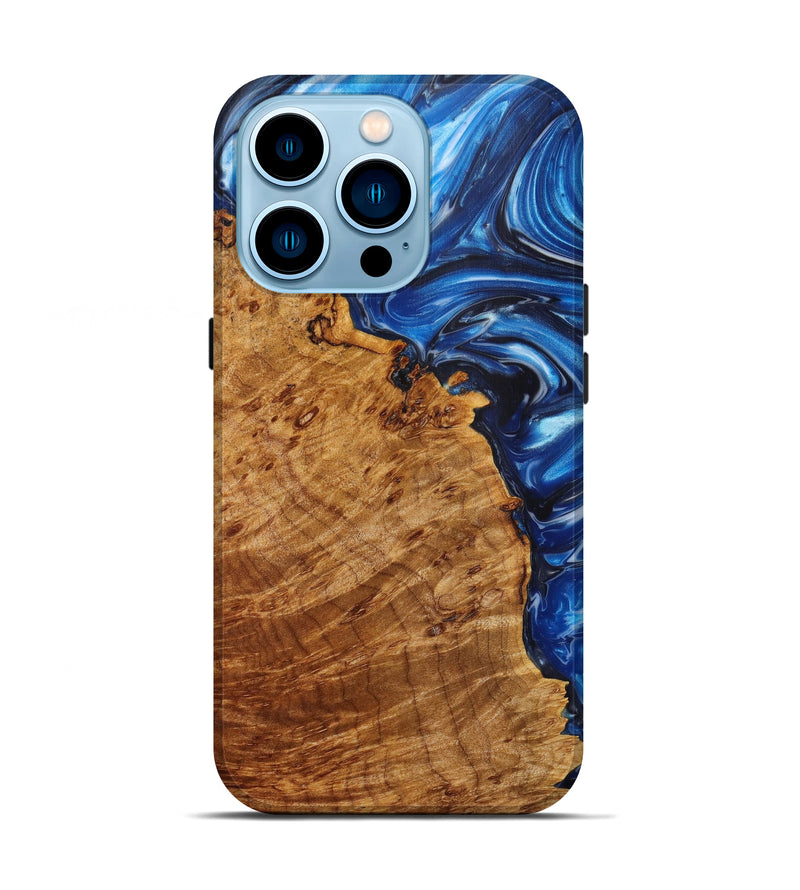iPhone 14 Pro Wood+Resin Live Edge Phone Case - Angelie (Artist Pick, 633267)