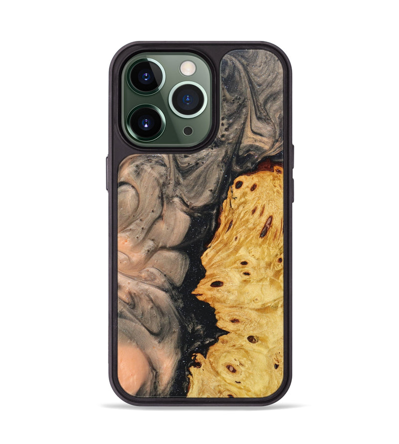 iPhone 13 Pro Wood+Resin Phone Case - Guy (Galaxy, 638119)
