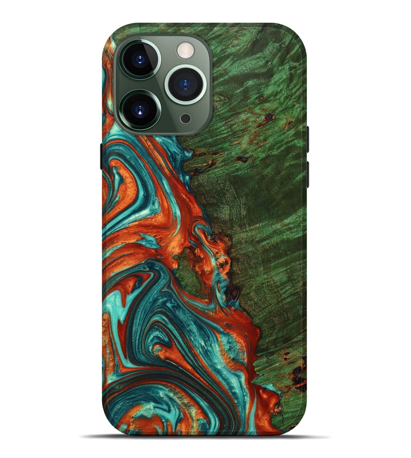 iPhone 13 Pro Max Wood+Resin Live Edge Phone Case - Darrell (Artist Pick, 642257)