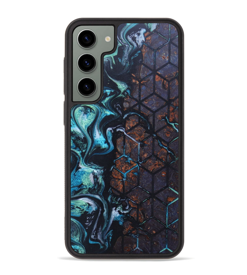 Galaxy S23 Plus Wood+Resin Phone Case - Nayeli (Pattern, 624579)