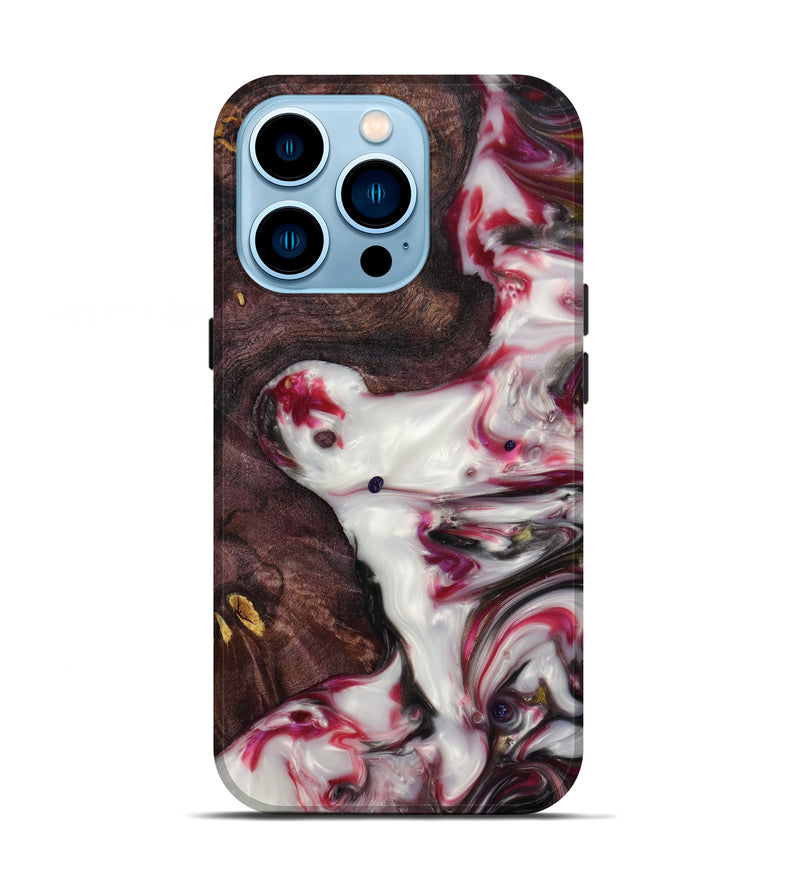 iPhone 14 Pro Wood+Resin Live Edge Phone Case - Mabel (Artist Pick, 644317)