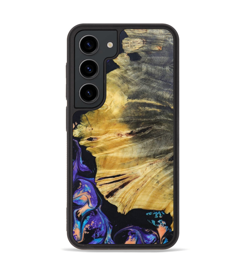 Galaxy S23 Wood+Resin Phone Case - Amora (Purple, 629643)