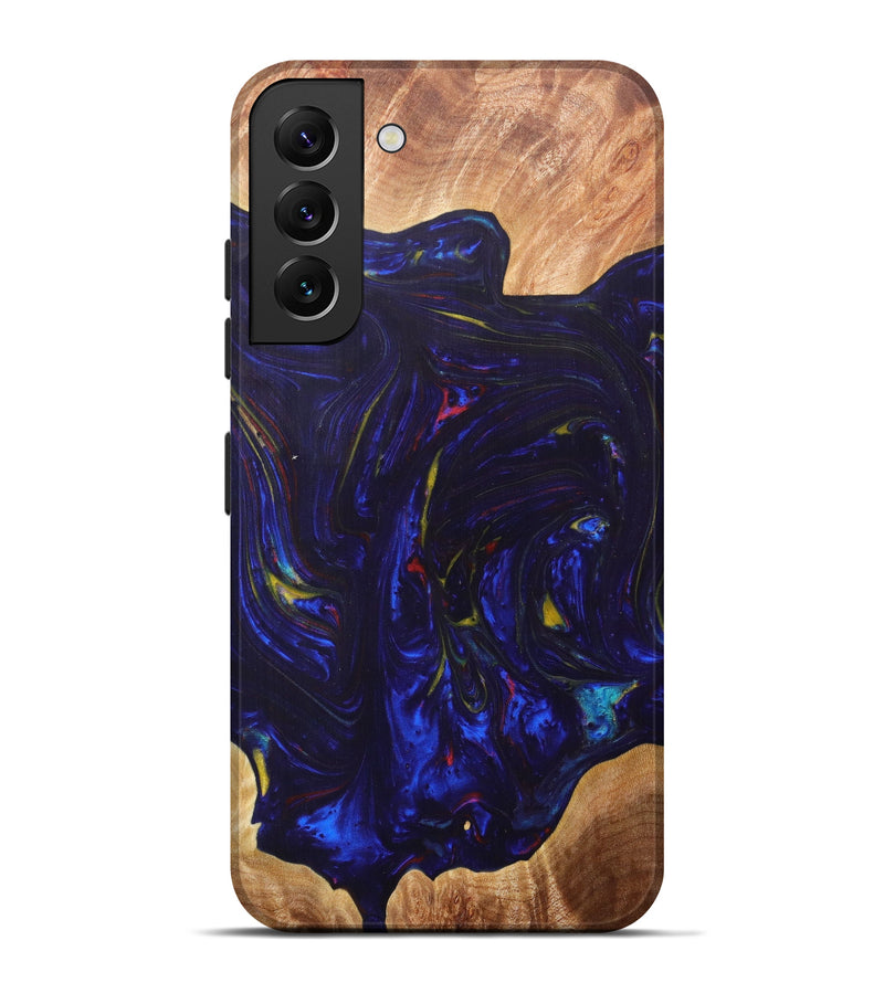 Galaxy S22 Plus Wood+Resin Live Edge Phone Case - Klarrisa (Dark Blue, 605563)