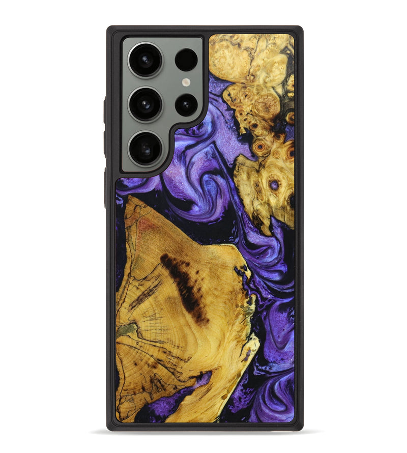 Galaxy S23 Ultra Wood+Resin Phone Case - Geneva (Mosaic, 635847)