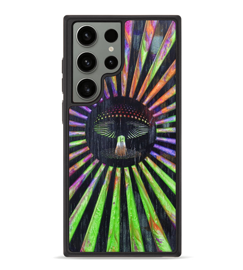 Galaxy S23 Ultra Wood+Resin Phone Case - Brooklyn (Retro, 634494)