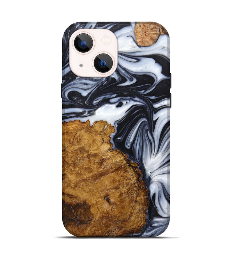 iPhone 14 Wood+Resin Live Edge Phone Case - Katherin (Artist Pick, 616956)