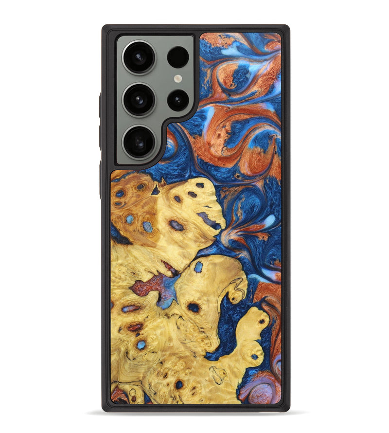 Galaxy S23 Ultra Wood+Resin Phone Case - Tea (Artist Pick, 628274)