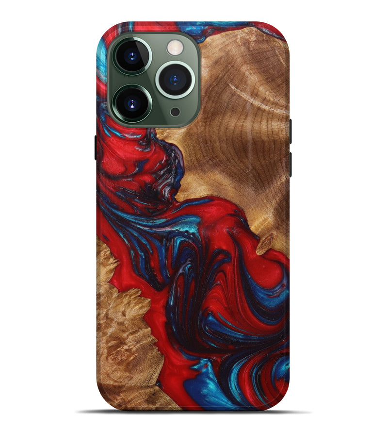 iPhone 13 Pro Max Wood+Resin Live Edge Phone Case - Shianne (Artist Pick, 614562)