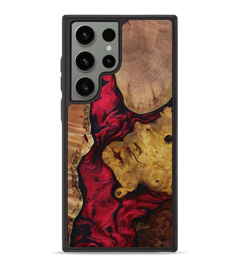 Galaxy S23 Ultra Wood+Resin Phone Case - Hunter (Mosaic, 646092)