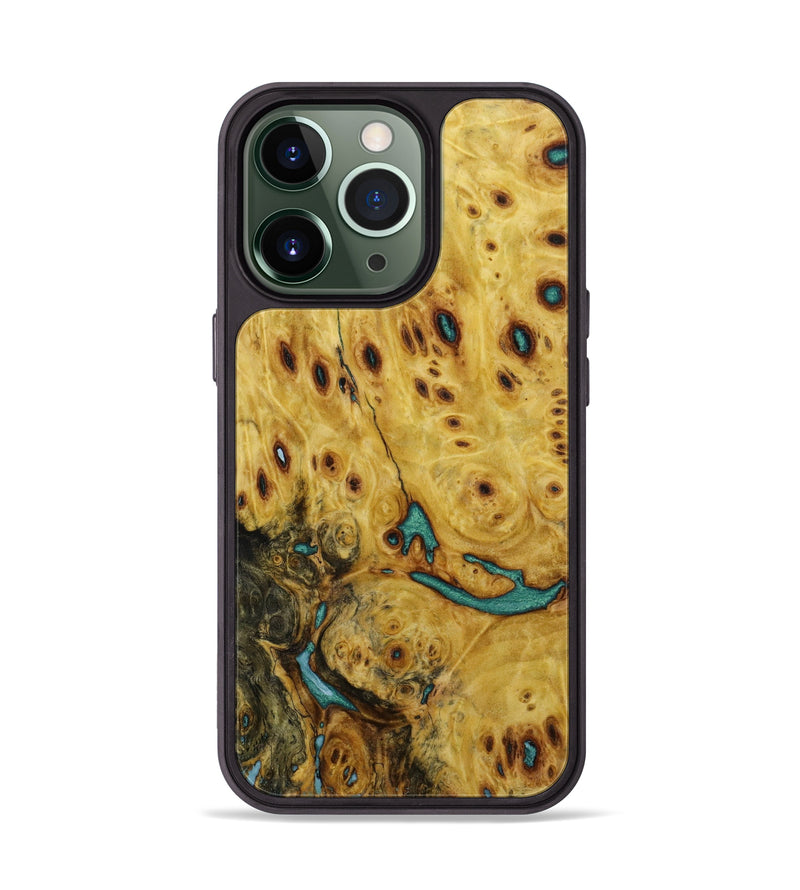 iPhone 13 Pro Wood+Resin Phone Case - Peter (Wood Burl, 646575)