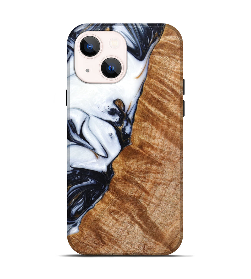 iPhone 14 Wood+Resin Live Edge Phone Case - Tricia (Artist Pick, 639675)