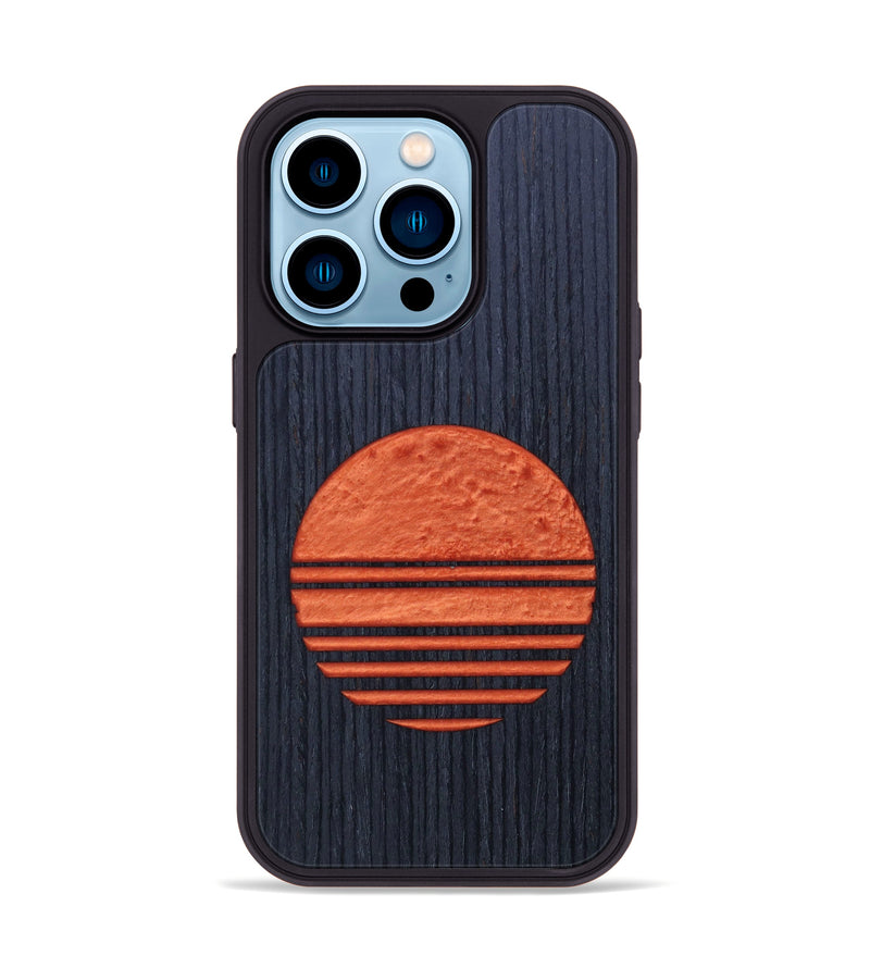 iPhone 14 Pro Wood+Resin Phone Case - Luke (Retro, 634748)