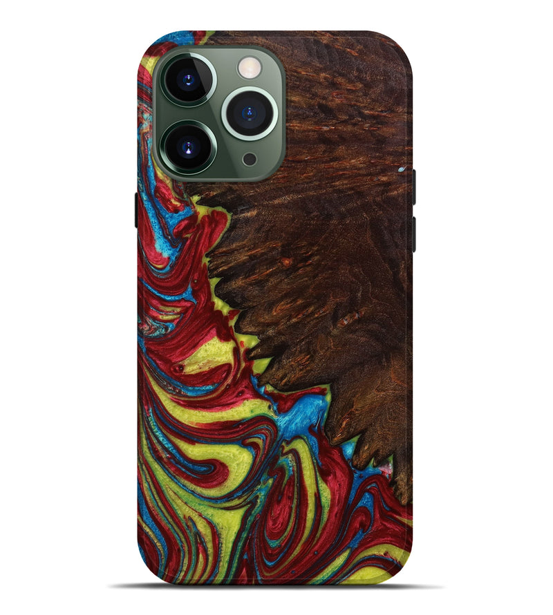 iPhone 13 Pro Max Wood+Resin Live Edge Phone Case - Troy (Artist Pick, 642821)