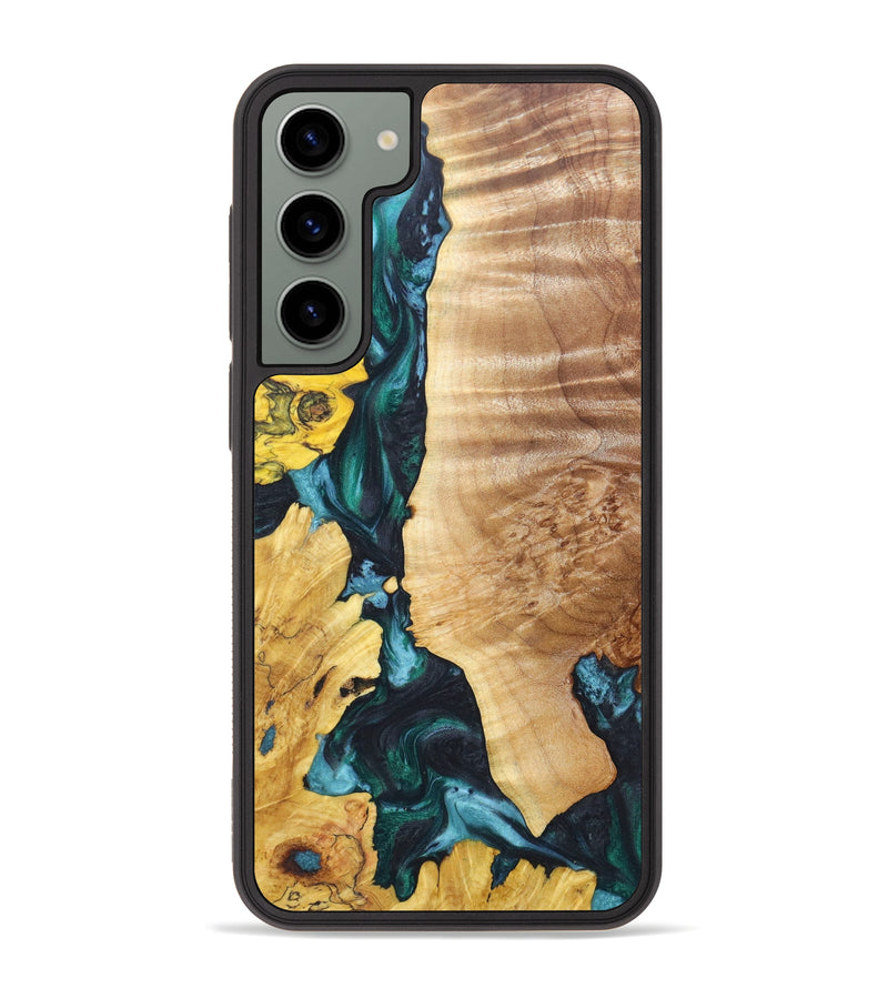 Galaxy S23 Plus Wood+Resin Phone Case - Evalyn (Mosaic, 628765)