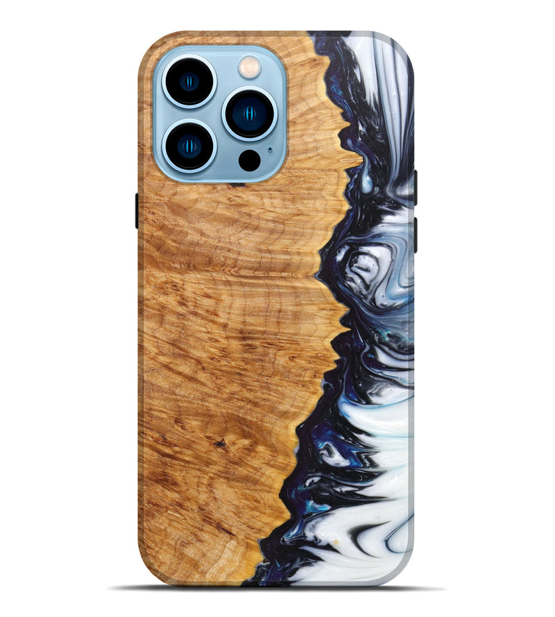 iPhone 14 Pro Max Wood+Resin Live Edge Phone Case - Crew (Artist Pick, 620747)