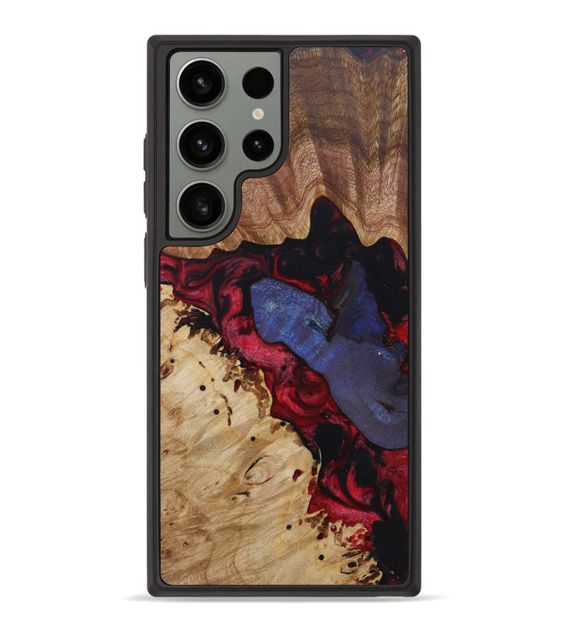 Galaxy S23 Ultra Wood+Resin Phone Case - Jeanie (Mosaic, 621751)