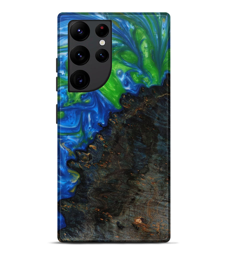 Galaxy S22 Ultra Wood+Resin Live Edge Phone Case - Mike (Artist Pick, 619547)