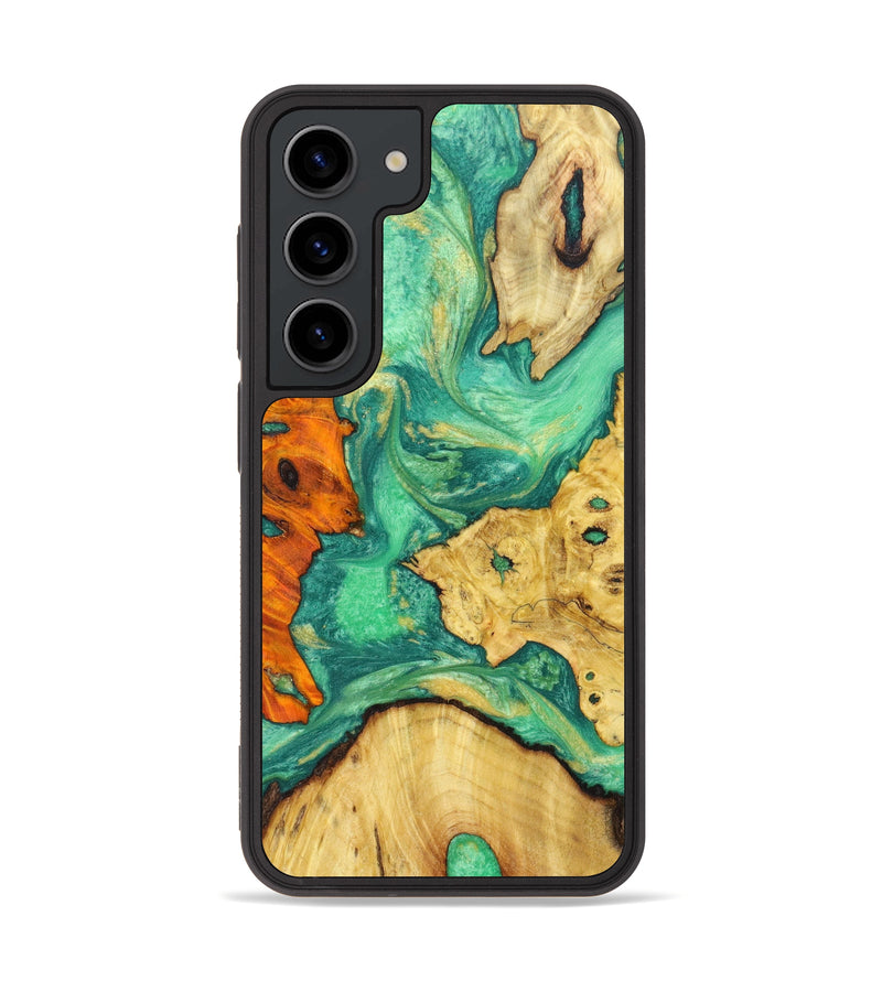 Galaxy S23 Wood+Resin Phone Case - Ben (Mosaic, 626919)