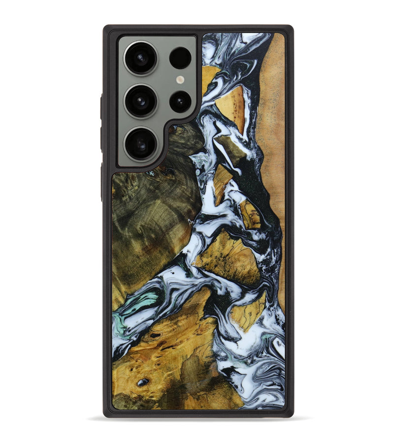 Galaxy S23 Ultra Wood+Resin Phone Case - Raegan (Mosaic, 645735)