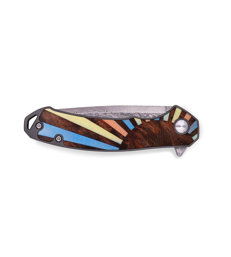 EDC Wood+Resin Pocket Knife - Angeline (Retro, 637058)