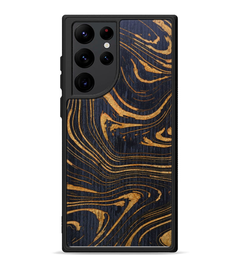 Galaxy S22 Ultra Wood+Resin Phone Case - Katrina (Lava, 624920)