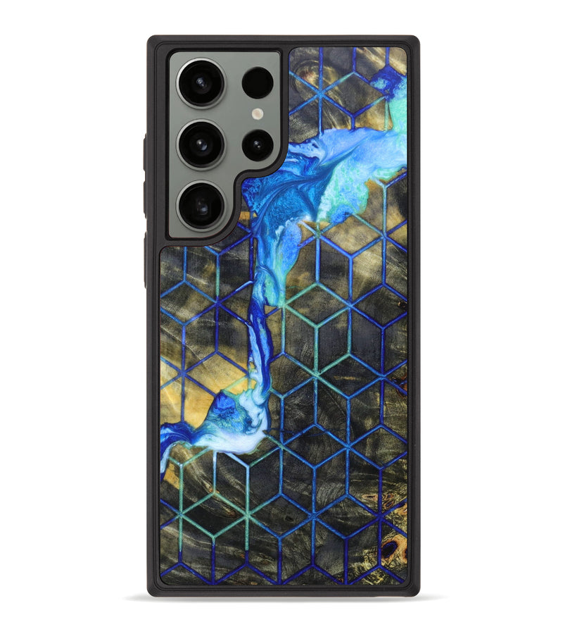 Galaxy S23 Ultra Wood+Resin Phone Case - Rocco (Pattern, 632384)
