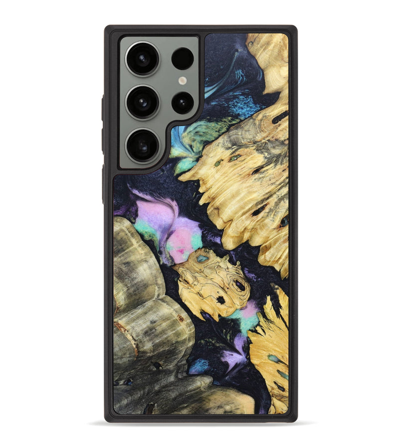Galaxy S23 Ultra Wood+Resin Phone Case - Keila (Mosaic, 630290)