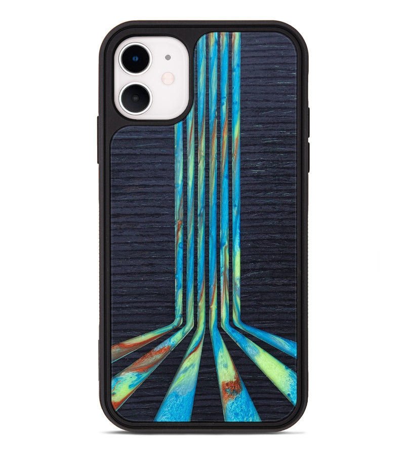 iPhone 11 Wood+Resin Phone Case - Graham (Retro, 634664)