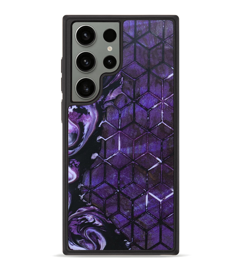 Galaxy S23 Ultra Wood+Resin Phone Case - Elliott (Pattern, 629685)