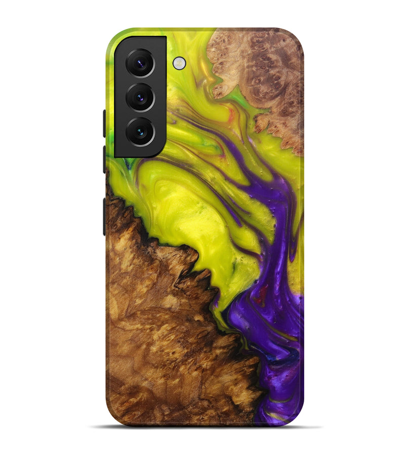 Galaxy S22 Plus Wood+Resin Live Edge Phone Case - Lanna (Purple, 599112)