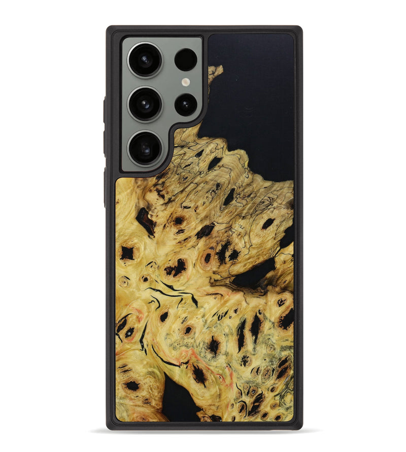 Galaxy S23 Ultra Wood+Resin Phone Case - Estrella (Wood Burl, 647597)