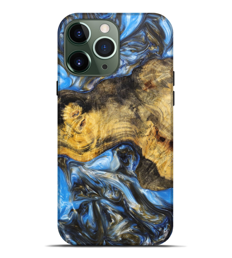 iPhone 13 Pro Max Wood+Resin Live Edge Phone Case - Lyric (Artist Pick, 638147)