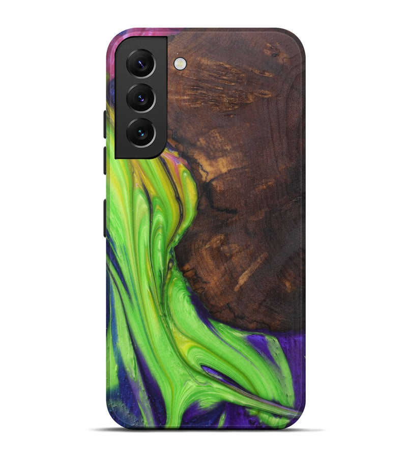 Galaxy S22 Plus Wood+Resin Live Edge Phone Case - Clary (Dark Green, 594876)