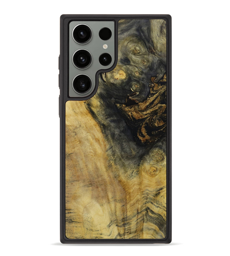 Galaxy S23 Ultra Wood+Resin Phone Case - Sherri (Wood Burl, 645811)