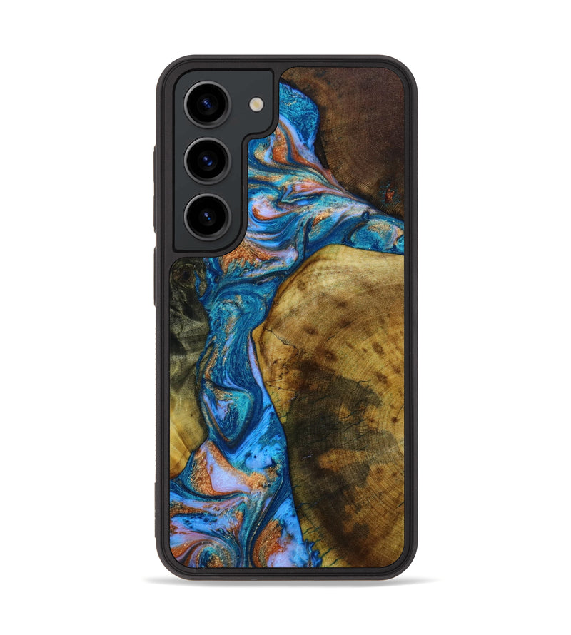Galaxy S23 Wood+Resin Phone Case - Terrance (Mosaic, 647228)