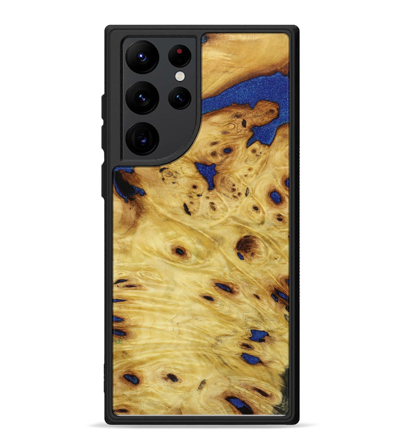 Galaxy S22 Ultra Wood+Resin Phone Case - Kyla (Wood Burl, 647371)
