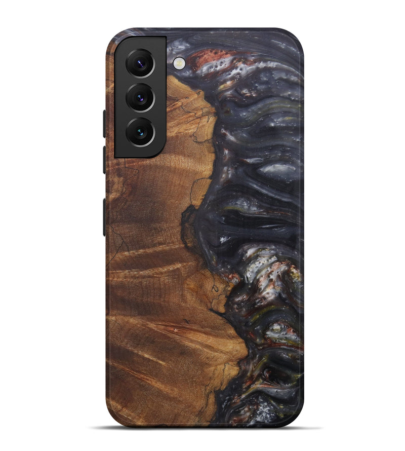 Galaxy S22 Plus Wood+Resin Live Edge Phone Case - Jocelyn (Metallic, 576794)