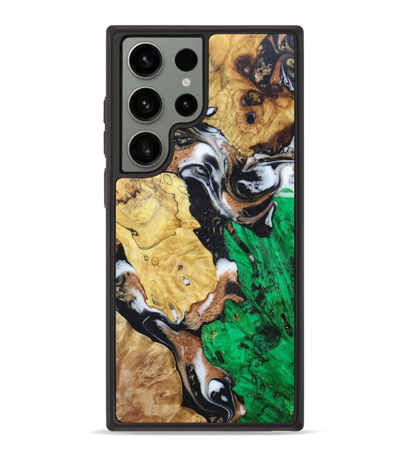 Galaxy S23 Ultra Wood+Resin Phone Case - Lesley (Mosaic, 630074)