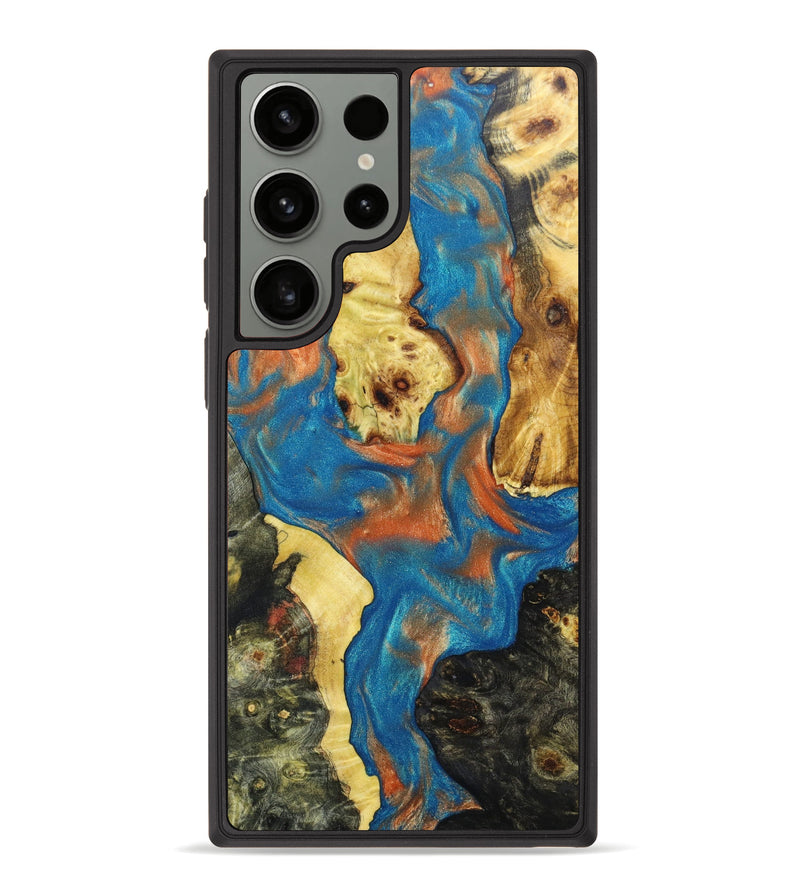 Galaxy S23 Ultra Wood+Resin Phone Case - Chante (Mosaic, 630919)
