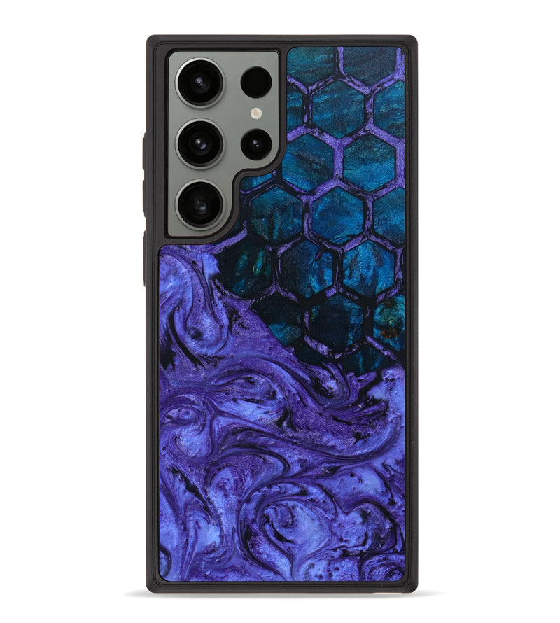 Galaxy S23 Ultra Wood+Resin Phone Case - Aitana (Pattern, 644508)