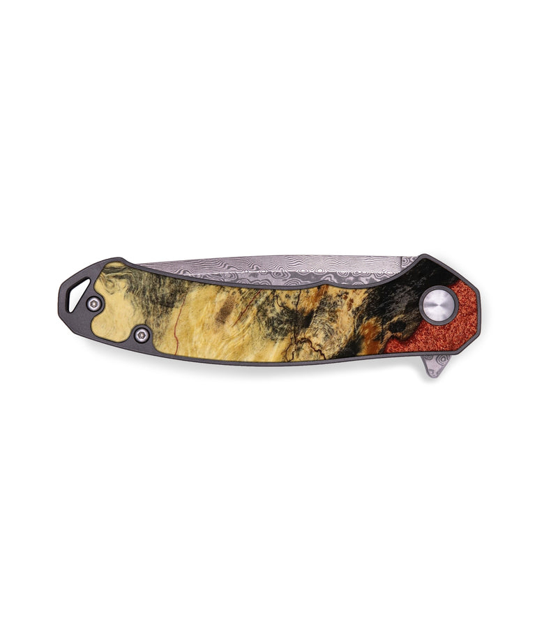 EDC Wood+Resin Pocket Knife - Kamryn (Wood Burl, 643800)