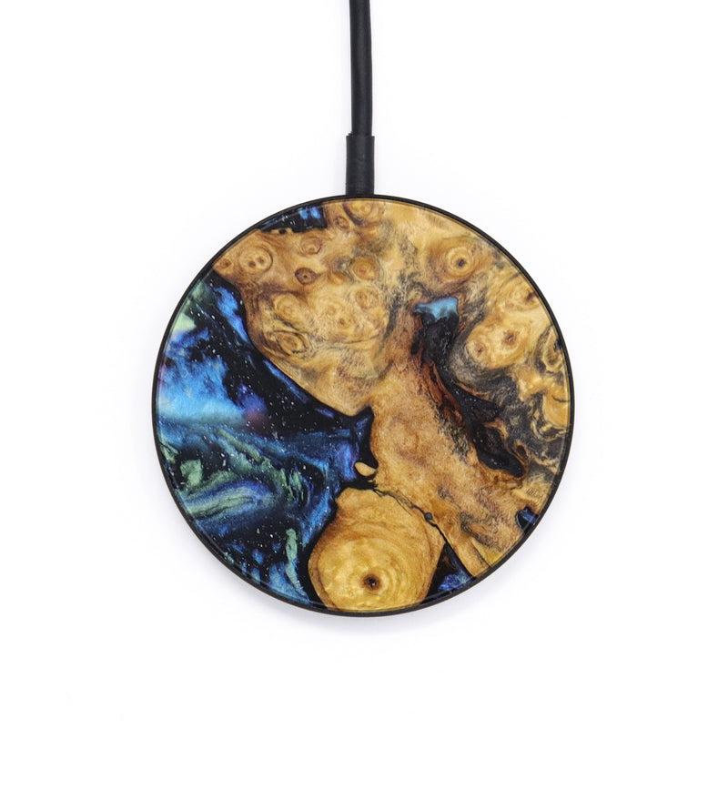 Circle Wood+Resin Wireless Charger - Presley (Aurora, 617462)