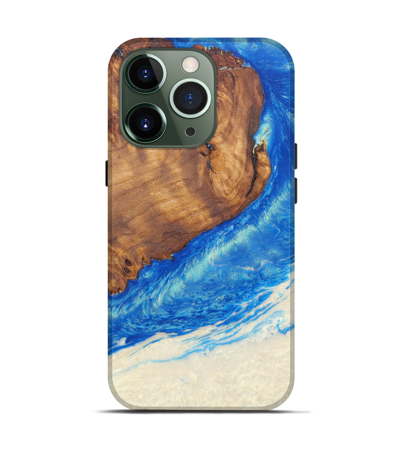 iPhone 13 Pro Wood+Resin Live Edge Phone Case - Tatia (Artist Pick, 630588)