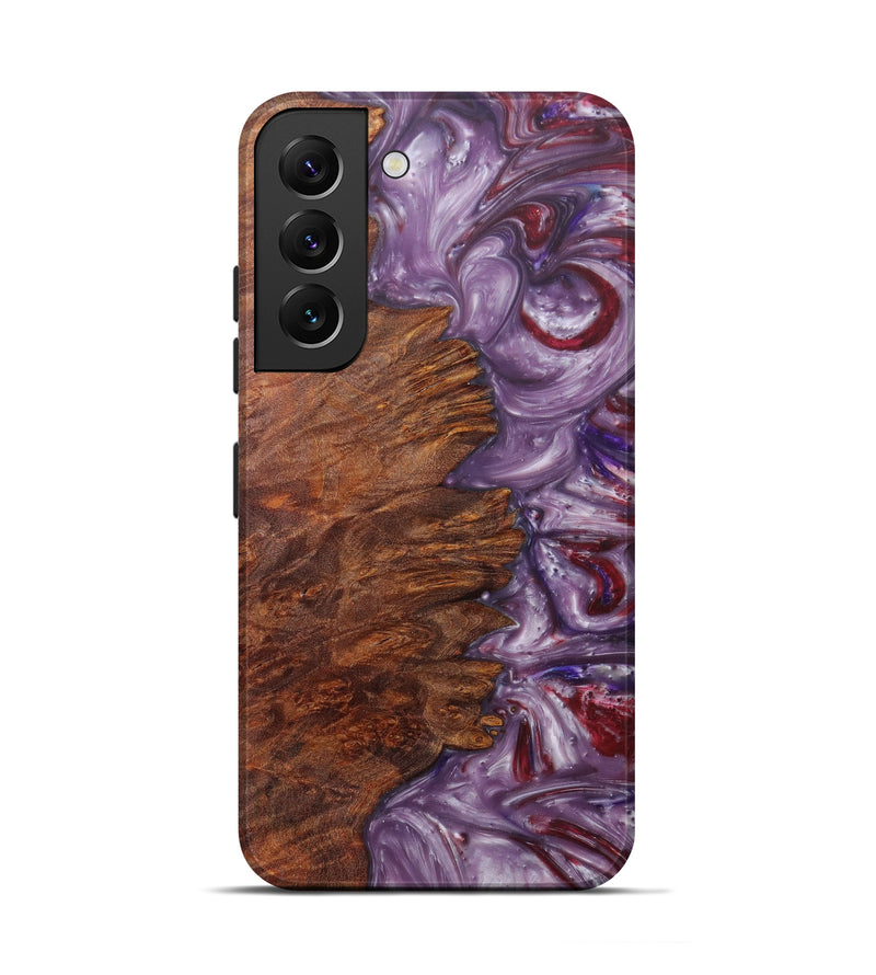 Galaxy S22 Wood+Resin Live Edge Phone Case - Maier (Purple, 604603)