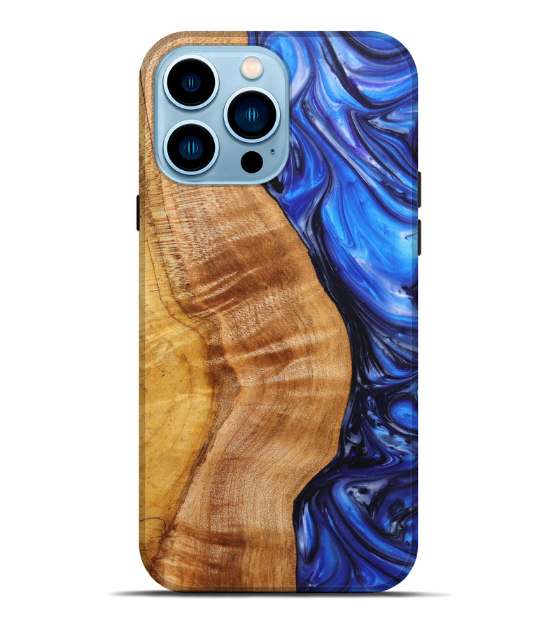 iPhone 14 Pro Max Wood+Resin Live Edge Phone Case - Griffin (Artist Pick, 638145)