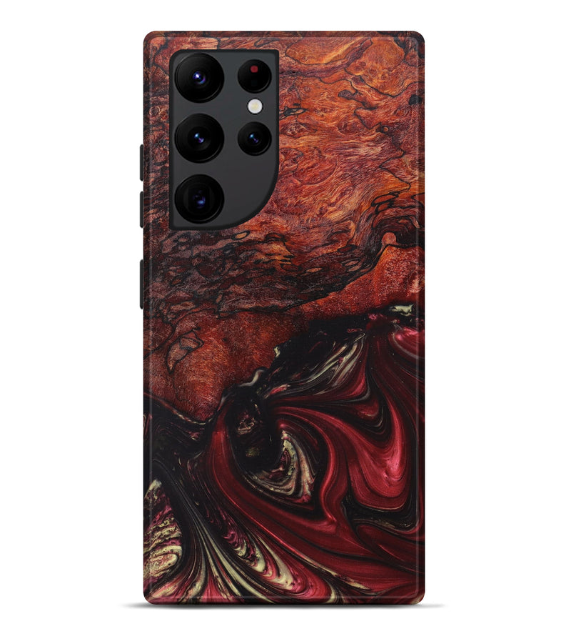 Galaxy S22 Ultra Wood+Resin Live Edge Phone Case - Kyrie (Artist Pick, 615859)